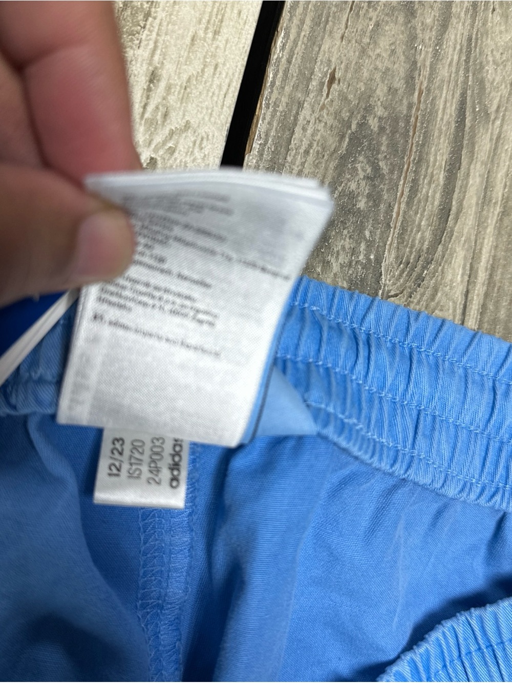 NWT Adidas Trefoil Essentials + Dye Woven Pants 2XL Semi Blue Burst Msrp $70 - Picture 4 of 9